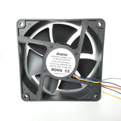 China Hotels 12V 24v 48v 120*120*38mm DC Fan Heat Exhaustion Axial Fan for sale