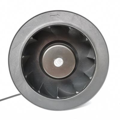 China Hotels 250mm 12 Inch BLDC Centrifugal Fan Motorized Impeller Rear Curved Cooling Vent for sale