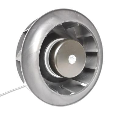 China Hotels Plastic Rear Centrifugal Motorized Impeller 220mm Control 0-10V/PWM 100W Brushless External Rotor Motor DC for sale