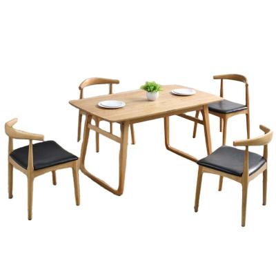 China Home Dining Room Furniture Square Wooden Dining Table Set (Other) Design Adjustable Classic Simple Modern Style for sale