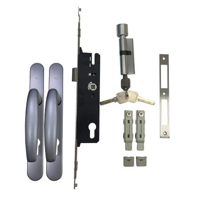 Китай Modern High Quality Door Handles Aluminum Glass Door And Window Handles Lever Handle Lock Customized продается