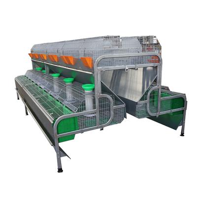 China Best Quality Eco-friendly Rabbit Poultry Farm Equipment Automatic Rabbit Breeding Cage for sale