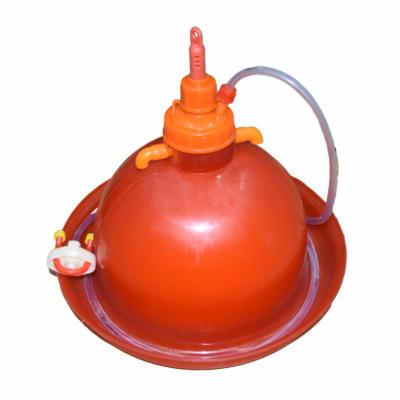 China Chicken Plasoon Chicken / Poultry Animal Automatic Red Plastic Drinker And Feeder For Scale Farm for sale