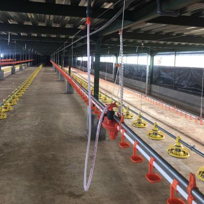 China Corrosion Resistant Automatic Poultry Farm Chicken Raising Floor Feeding System for sale