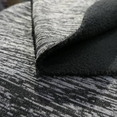 China Wholesale Anti Pill New Design Super Soft Fabric Metallic With Fancy Jersey Fabric 330GSM Extra Thick Fabric For Clothing for sale