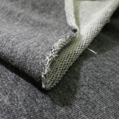 China Stretch Spandex Polyester Cotton TC Yarn Dyed Gray Terry Looped Fabric China Suppliers Stretch Techniques Simple Style Fabric For T Shirt for sale