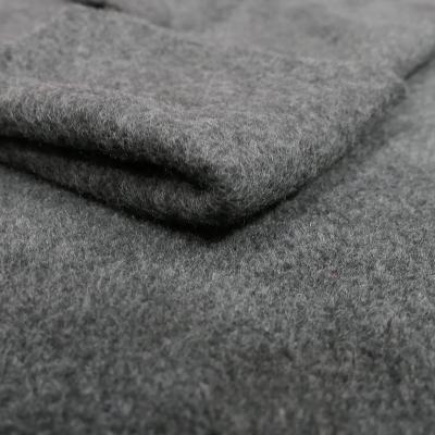 China Anti Pill Fancy Fleece One Side Brushed and Anti-pilling Fabric in Gray Yarn Dyed Polyester Hemp Style Fabric in Knitted for Clothing for sale