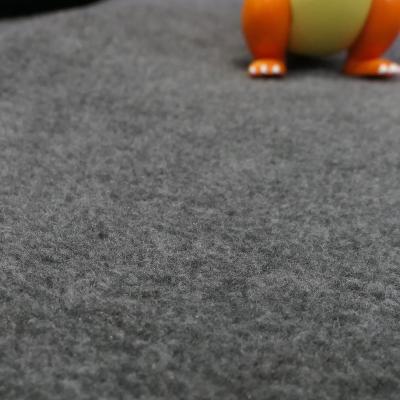 China Anti Pill Fancy Fleece One Side Brushed and Anti-pilling Fabric in Gray Yarn Dyed Polyester Hemp Style Fabric in Knitted for Clothing for sale