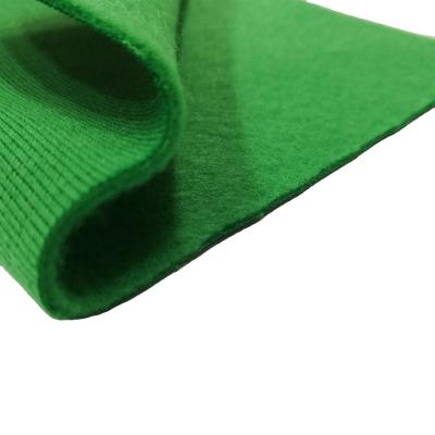 China Wrinkle Resistant Cheap Fabric Plain Dyed Green Color One Side Brushed Fabric In FDY Fully Drawn Yarn As Upholstery For Home Textiles for sale