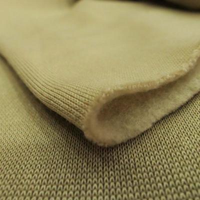 China Wrinkle Resistant Whole Sale Cheap Fabric Khaki Color One Side Brushed FDY Fully Drawn Yarn Fabric As Lining For Outer Jacket for sale