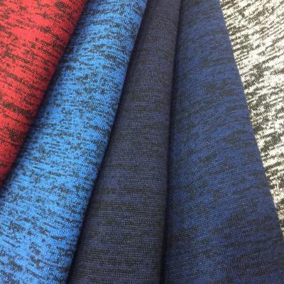 China Wrinkle resistant ab yarn dyed, one side brushed fabric in knitted fabric for coat for sale