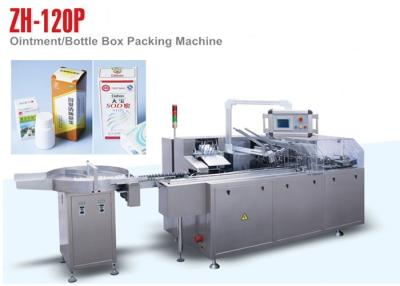 China PLC Control ZH 120P Automatic Cartoning Machine for Small Medicine Bottle for sale