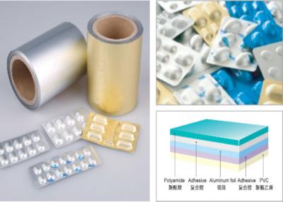 중국 일반적인 약 포장을 위한 약제 포장 재료 찬 알루미늄 호일 판매용