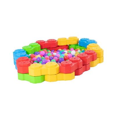 China Large DIY TOY Colorful Big Educational Plastic Building Block for Playground Kids Game for sale