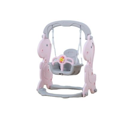 China Plastic Playground Sell Well New Type Cheap Funny Plastic Kids Swing Set for sale