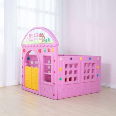 China Hot Selling Plastic Outdoor Playground Products Kids Plastic Girls Pretty Playhouse for sale