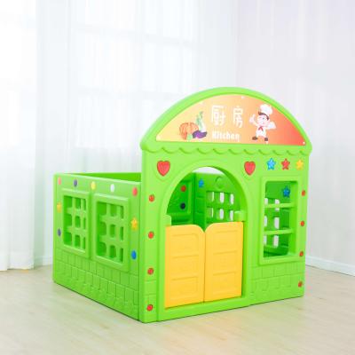 China 2020 Indoor Plastic Playground Durable Outdoor Kids Plastic Material Children Playhouse for sale