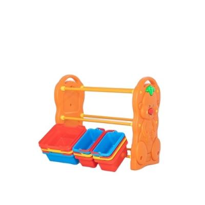 China Modern Best Selling Goods Using Learn Good Customized Plastic Baby Toy Shelf for sale