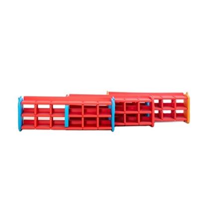 China New Type New Modern Fun Shoe Vending Well Plastic Shelf for sale