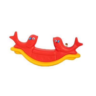 China Plastic Suitable Price Various Plastic Seat Outdoor Animal Seesaw For Kids for sale