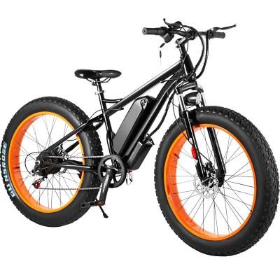 China EU USA Warehouse Aluminum Alloy 26 Inch Motor Aluminum Alloy Frame 21 Fat Speed ​​1000 Electric Bike 48V 500W 750W W for sale