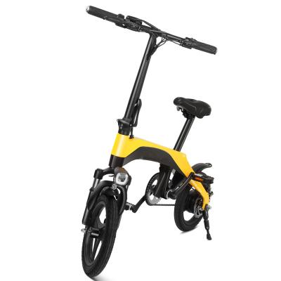 China 2020 New Mini E-Bike 12 Inch Mini E Bike Portable Folding Electric Bicycle Lightweight Cheap Mini E Bike 48V 8Ah Battery for sale