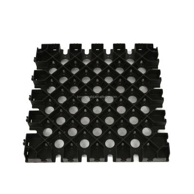 China Industrial diamond grate gravel plastic garden full laid base grate BUILDING BASE GRATE driveway geogrid for sale