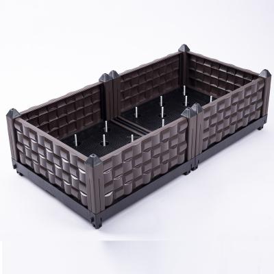 China DIY plant plastic box for planting vegetable and flower indoor free water planting box can be joined two layers three layers for sale