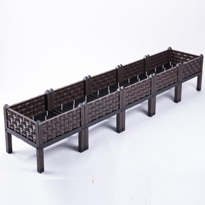 China DIY China factory widening and deepening large rectangular plastic planter box Europe style for gardening and planting for sale