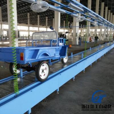 China motor bike car tricycle/customized motorcycle/electric bicycle assembly line production line conveyor to product line for sale