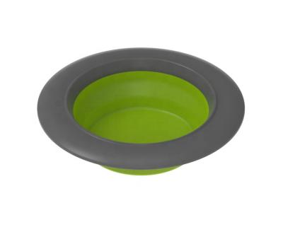 China New invention workable combination of dog bowl and toy, folding dog travel bowl like flying disc dog toy for sale