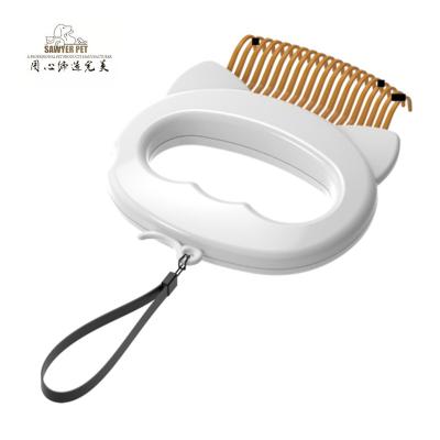 China Viable Wholesale Pet Hair Groom Brush Pet Grooming Tool Cat Hair Comb With 3 Function for sale