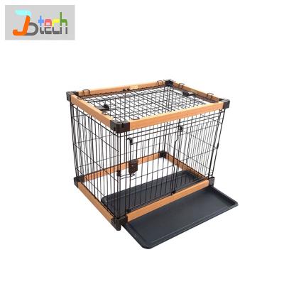 China Wholesale Dog Kennel Factory Indoor Pet Crate Crate Metal Dog Crate Viable With Tray for sale