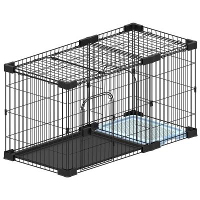 China 2020 Breathable Pets Folding Dog New Inventions Training Divider Doors Pens Wire Cage Dog Kennel for sale