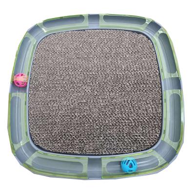 China Stocked Wholesaler Cat Work Area Cat Scratch Toys Board For Play for sale