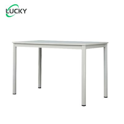 China Convertible Leke Wholesale Simple Design Four Metal Leg Home Office Table newest Table Office At Home for sale