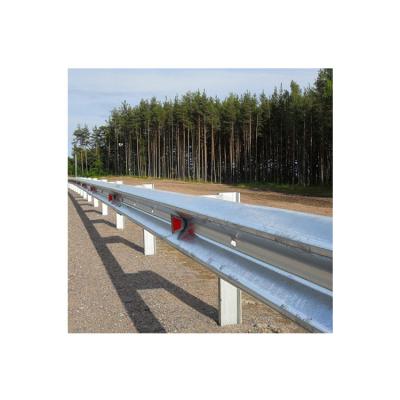 China Q235 Factory Price Good Quality Road Wave Type Guardrail Road Safety Double Rail for sale