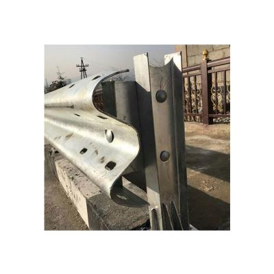 China Factory Price Q235 Pavement Cable Beam Guardrail Highway Traffic Barrier Road Guardrail Steel Cost Per Foot Guardrail for sale