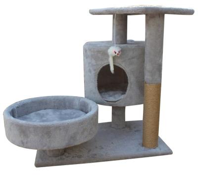 China Viable Cheap Price Scratching Mail Cat Tree House Tower With for sale