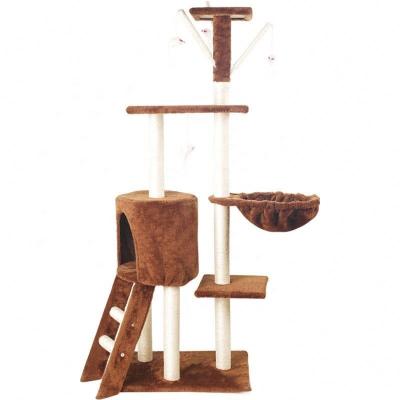 China Wooden Pet Cat Tree Mushroom Flower Tower Scratcher Best Viable Prices for sale