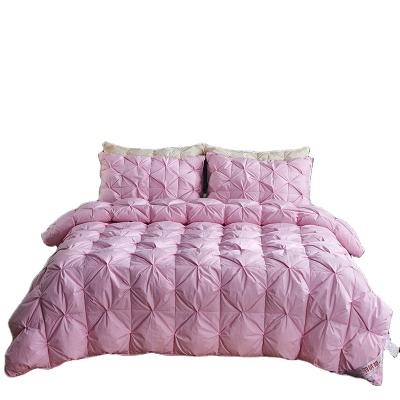 China High Quality American Style Pinch Fold Down Alternative Comforter Set for sale