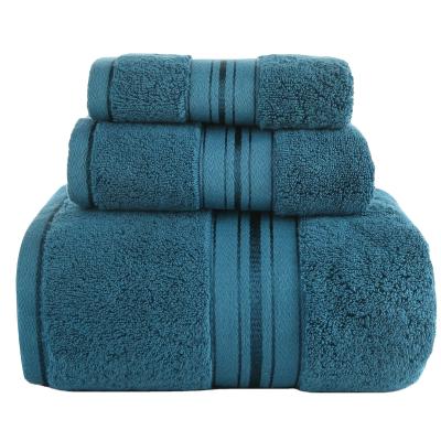 China Sustainable European Styles Home 3pcs Super Soft Premium Cotton Shower Washcloths for sale