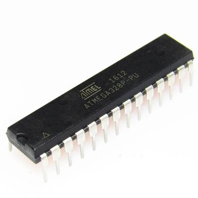 China Standard New Original In Stock ATMEGA328P-PU 8-bit microcontroller AVR 32K flash DIP-28 Electronic components integrated chip IC BOM for sale