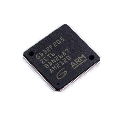 China Standard New Original In Stock GD32F205ZET6 LQFP-144 ARM Cortex-M3 32-bit microcontroller MCU chip Electronic components integrated chip for sale