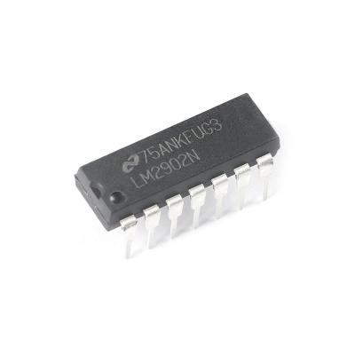 China Standard New Original In Stock LM2902N PDIP-14 Four way Universal Operational Amplifier Chip Electronic components integrated chip IC BOM for sale