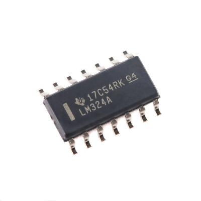 China Standard New Original In Stock LM324ADR SOIC-14 four channel operational amplifier chip Electronic components integrated chip IC BOM for sale