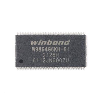 China Standard New Original In Stock W9864G6KH-6I TSOPII-54 64M bits SDRAM memory chip Electronic components integrated chip  BOM supplier for sale