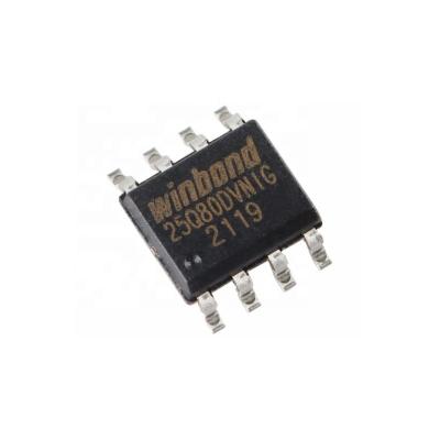 China Standard New Original In Stock W25Q80DVSNIG SOIC-8 3V 8M bit serial flash memory chip Electronic components integrated chip BOM supplier for sale