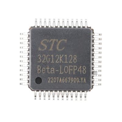 China Standard New Original In Stock STC32G12K128-LQFP48 32-bit 8051 core microcontroller chip Electronic components integrated chip IC BOM for sale