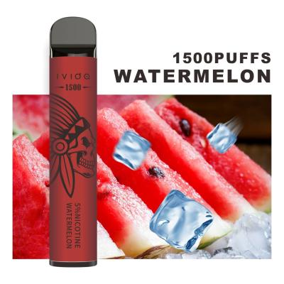 China 1500 Puffs Disposable Vape Pen 850mAh Watermelon 5.0ml E Liquid for sale